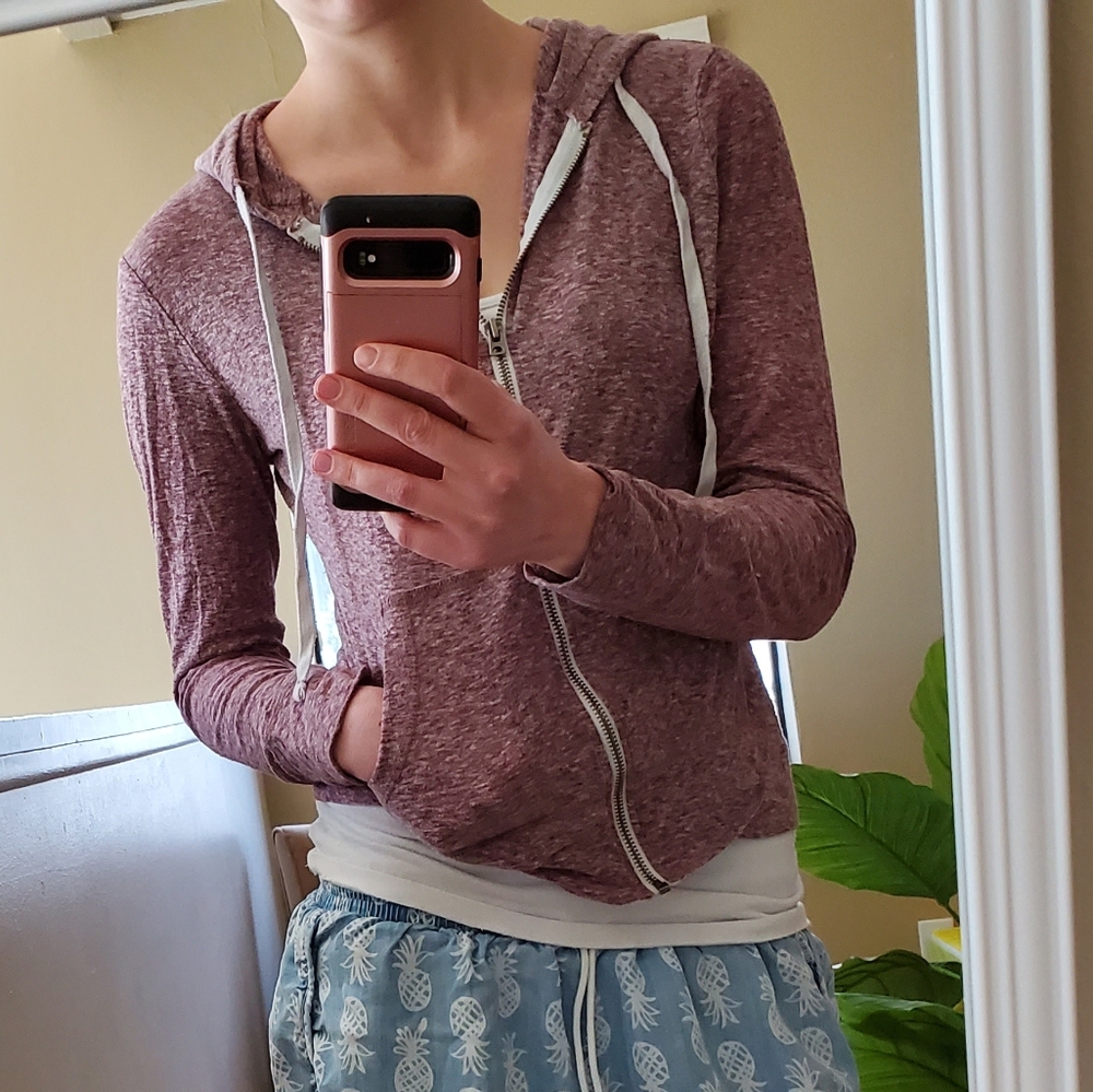 Maroon sweatshirt